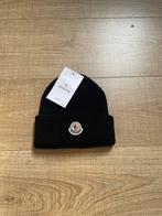 Moncler zwarte hoed, Kleding | Heren, Mutsen, Sjaals en Handschoenen, Ophalen of Verzenden, Zo goed als nieuw, Muts
