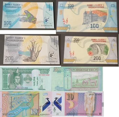 100 verschillende bankbiljetten UNC/FDC, Postzegels en Munten, Munten en Bankbiljetten | Verzamelingen, Bankbiljetten, Ophalen of Verzenden