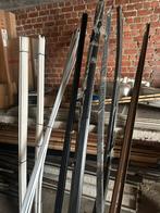 Lot de profile noir et blanc, Doe-het-zelf en Bouw, Metalen, Ophalen, Nieuw
