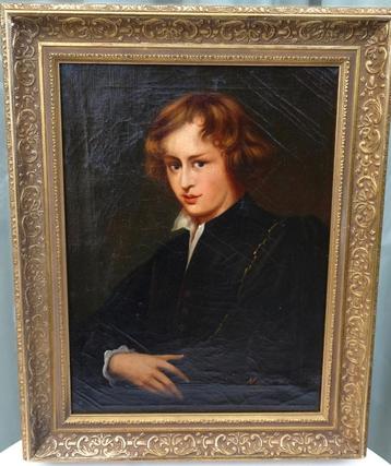 Olieverfschilderij op doek naar Antoon Van Dijck beschikbaar voor biedingen