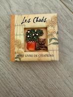 Petit livre de citations  Les chats, Boeken, Natuur, Ophalen of Verzenden, Nieuw, Overige onderwerpen