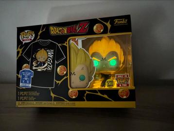  Majin Vegeta 862 Glow XL Dragonball Z funko POP! & Tee Box beschikbaar voor biedingen