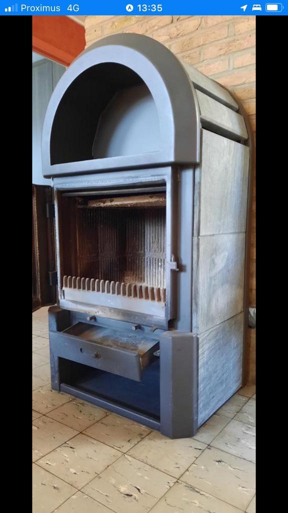 Speksteenkachel Barbas 8KW, Huis en Inrichting, Kachels, Zo goed als nieuw, Ophalen