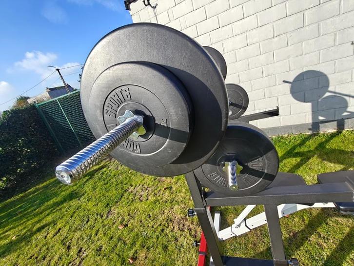 ️‍️ Complete Fitness set gorilla sports, Sport en Fitness, Fitnessapparatuur, Gebruikt, Krachtstation, Armen, Benen, Borst, Buik