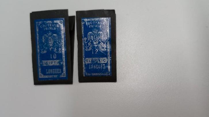 Couteaux frères : elliptique longues n 10 + 12, Antiquités & Art, Antiquités | Vêtements et Textile, Enlèvement ou Envoi