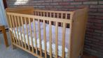 Blank houten kinderbedje matras dekbed overtrek hoeslakens, Kinderen en Baby's, Ophalen of Verzenden, Minder dan 70 cm, Minder dan 140 cm