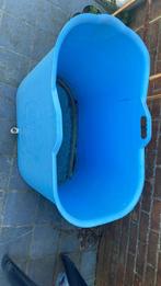 FlinQ zitbad 200 liter blauw, Ophalen, Minder dan 80 cm, Opzetzwembad, Ovaal