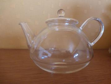 Théière Neuve en verre 0,50cl + 1 tasse. Beau cadeau!!!, Enlèvement ou Envoi, Neuf, Verre, Tasse(s) et/ou soucoupe(s)