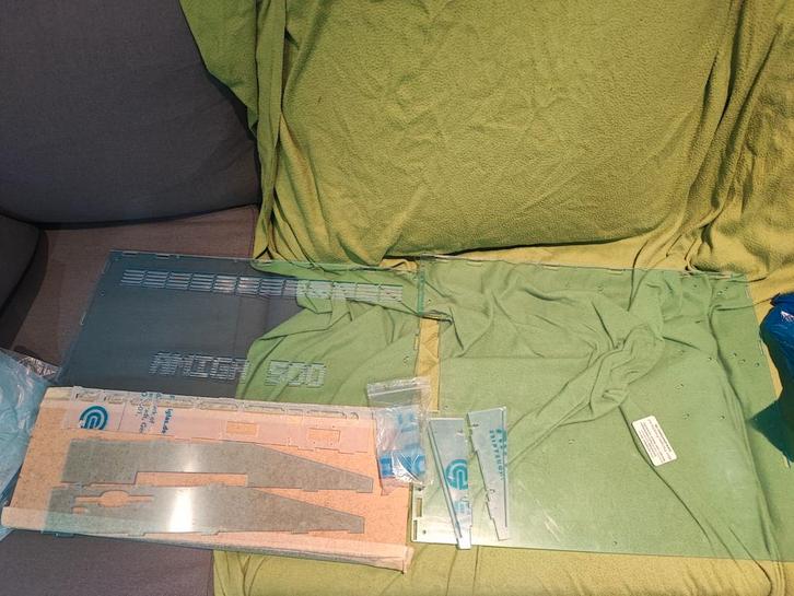 Transparent Acrylic Perspex Case for Amiga 500 / 500 Plus, Watersport en Boten, Hengelsport | Zeevissen, Nieuw, Complete set, Ophalen of Verzenden