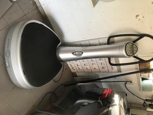 Fitness trilplaat, Sport en Fitness, Fitnessapparatuur, Zo goed als nieuw, Trilplaat, Armen, Benen, Borst, Buik, Rug, Aluminium