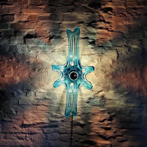 Vintage Murano glazen wandlamp., Antiek en Kunst, Antiek | Verlichting, Ophalen of Verzenden