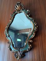 Miroir ancien de style baroque italien vintage, Enlèvement, Autres formes, Moins de 50 cm, Moins de 100 cm