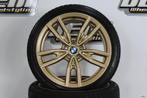 19" BMW 2, 3, 4 serie winterset origineel 8089894 goud, Auto-onderdelen, Banden en Velgen, 19 inch, Gebruikt, Banden en Velgen