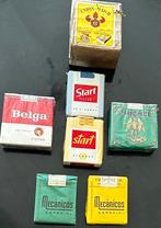 Ongeopende pakjes sigaretten en pakje lucifers, Collections, Articles de fumeurs, Briquets & Boîtes d'allumettes, Enlèvement ou Envoi