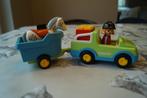 playmobil 123 auto met paardentrailer 6958, Enlèvement ou Envoi, Comme neuf, Ensemble complet