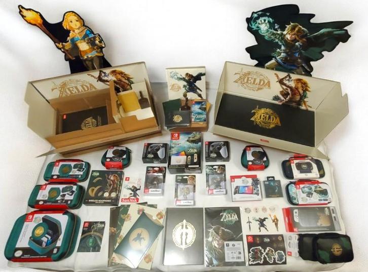 The Legend of Zelda: Tears of the Kingdom {FULL SET + KIT P}, Games en Spelcomputers, Spelcomputers | Nintendo Switch, Nieuw, Switch OLED