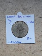 Great brittian 1 florin 1920  AG, Ophalen of Verzenden