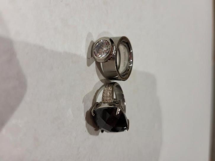 Roestvrij-stalen ringen Victoria, Handtassen en Accessoires, Ringen, Zo goed als nieuw, Ophalen