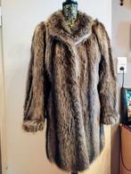 Manteau en véritable fourrure de marmotte taille 38/40, Gedragen
