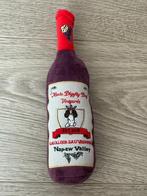 Hondenspeelgoed: Pluche wijnfles met pieper, Ophalen of Verzenden, Nieuw, Piepspeelgoed