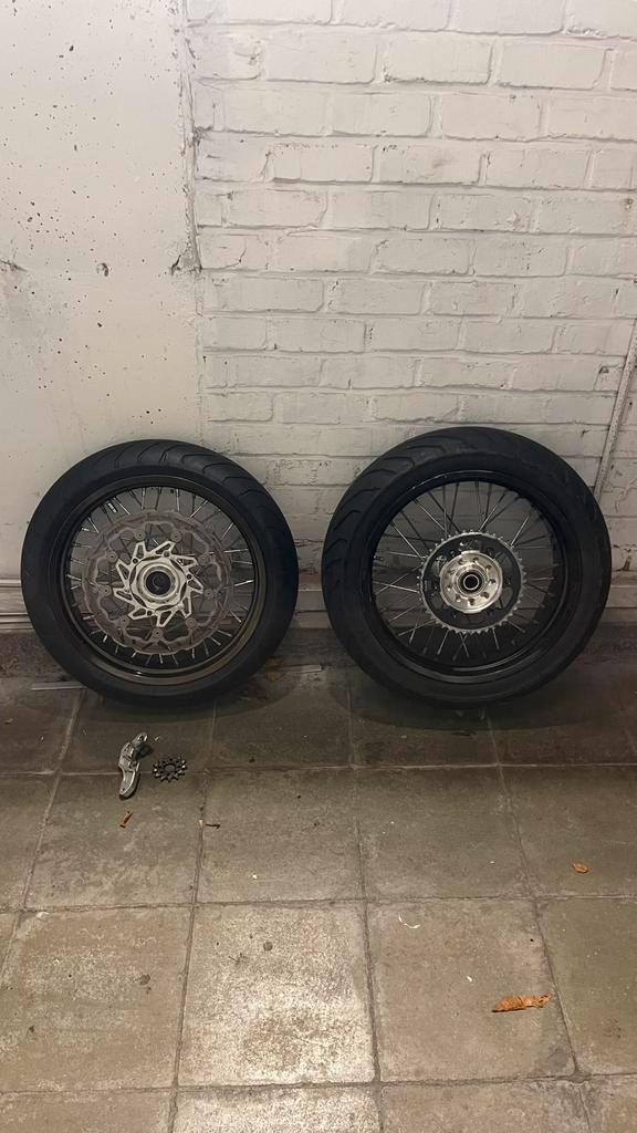 Roues jante supermotard Bud Racing Yamaha, Motoren, Onderdelen | Yamaha, Gebruikt, Ophalen of Verzenden