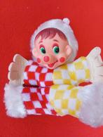 Ancienne Poupée en peluche avec tête de clown / Vintage coll, Ophalen of Verzenden, Gebruikt