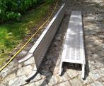 1 paar opritten oprijplaten 350cm / 1900kg aluminum, Ophalen, Gebruikt