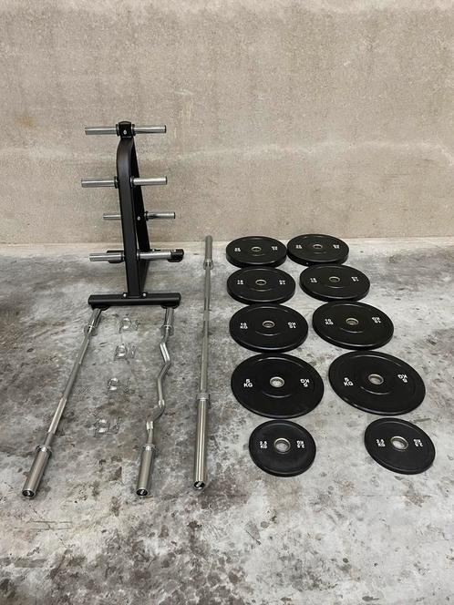 Olympische Haltersets - vooradig, Sport en Fitness, Fitnessmaterialen, Zo goed als nieuw, Ophalen
