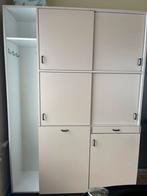 Kast en 2 ladenkastje op wielen, Ophalen, Gebruikt