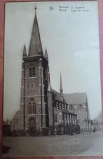 POSTKAART MENEN / MENIN: St. JOZEFSKERK : gelopen zegel verw, Verzamelen, Postkaarten | België, Verzenden, 1920 tot 1940, Gelopen