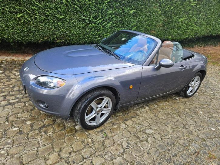 Mazda MX5, Auto's, Mazda, Particulier, MX-5, Radio, Benzine, Cabriolet, 2 deurs, Handgeschakeld, Zilver of Grijs, Bruin, Leder