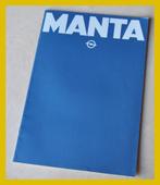 Brochure OPEL MANTA, Boeken, Auto's | Folders en Tijdschriften, Verzenden, Opel