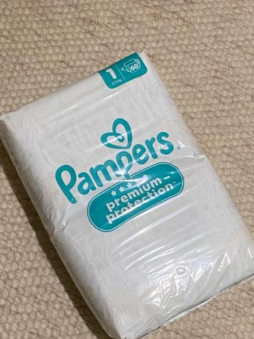 Pampers: maat 1 - 4 ongeopende verpakkingen - 240 stuks tot beschikbaar voor biedingen