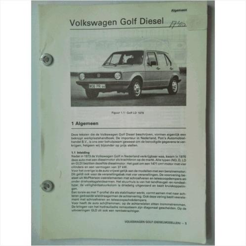 Volkswagen Golf 1 Vraagbaak losbladig 1979 #1 Nederlands, Boeken, Auto's | Boeken, Gelezen, Volkswagen, Ophalen of Verzenden