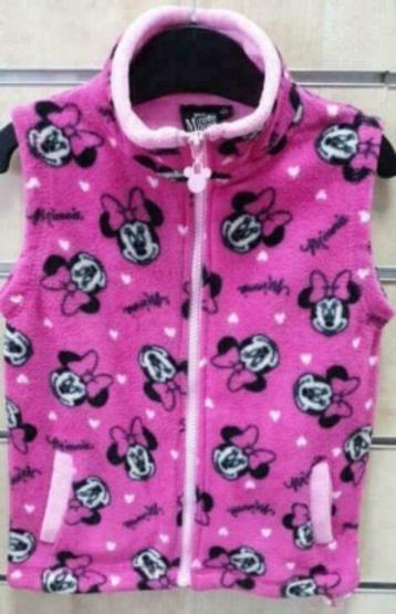 Minnie Mouse fleece Bodywarmer/Vest - Maat 116 - 122 - 128