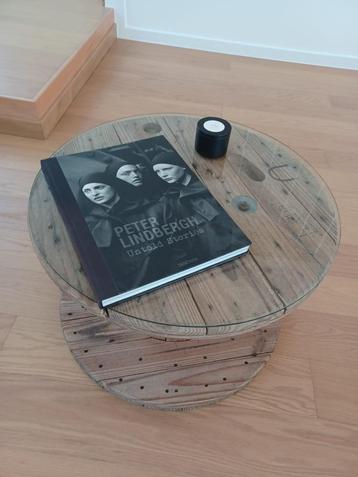 Table d'appoint - ⌀63cm, hauteur 40cm, 55 à 75 cm, Rond, Comme neuf, Enlèvement