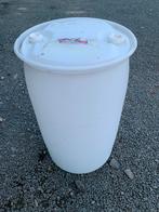 Ton 200L met vast deksel, Tuin en Terras, Regentonnen, 150 liter of meer, Ophalen, Zo goed als nieuw, Kunststof