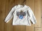 T-shirt lange mouw wit maat 104, Comme neuf, Fille, Original marines, Chemise ou À manches longues