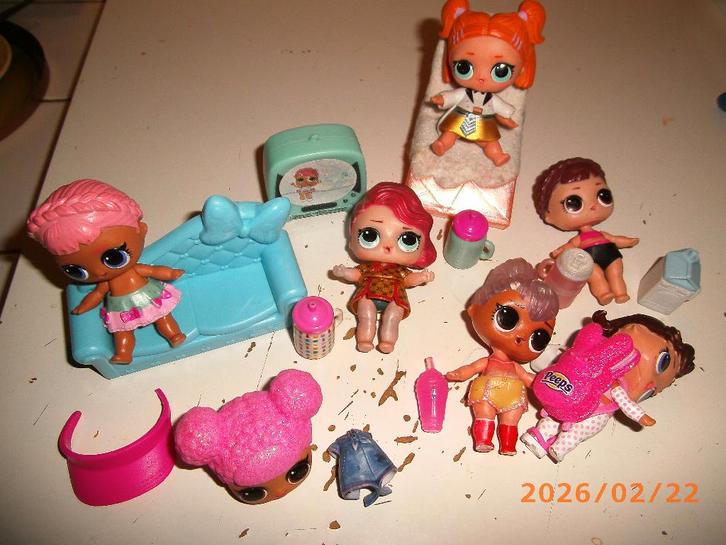 Collection : Poupées LOL et accessoires a vendre, Kinderen en Baby's, Speelgoed | Poppen, Zo goed als nieuw, Overige typen, Ophalen