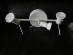 Opbouwspot led 3 lichts 3 x 35 watt GU10, Metaal of Aluminium, Ophalen of Verzenden, Zo goed als nieuw, Led