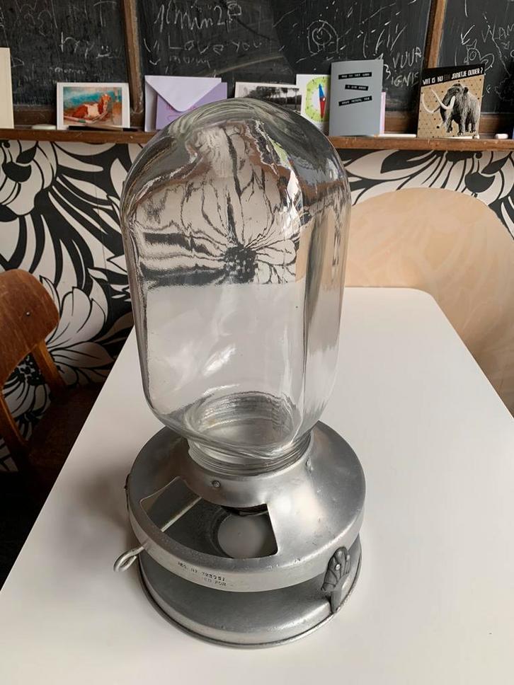 Vintage industriële pinda dispenser, Antiek en Kunst, Antiek | Woonaccessoires, Ophalen of Verzenden