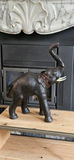 Lederen olifant / vintage, Ophalen of Verzenden, Gebruikt