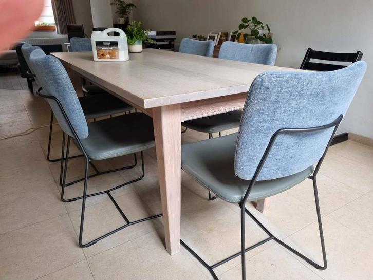 Tafel, Maison & Meubles, Tables | Tables à manger, Utilisé, 50 à 100 cm, 150 à 200 cm, Cinq personnes ou plus, Rectangulaire, Chêne