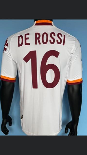 matchworn De Rossi - AS Roma - met bewijs beschikbaar voor biedingen