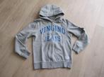 Vingino grijs vest met kap maat 14 jaar, Trui of Vest, Ophalen of Verzenden, Zo goed als nieuw, Vingino