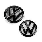 Vw golf 6 Vw polo logo noir black emblem front and rear, Autos : Divers, Tuning & Styling