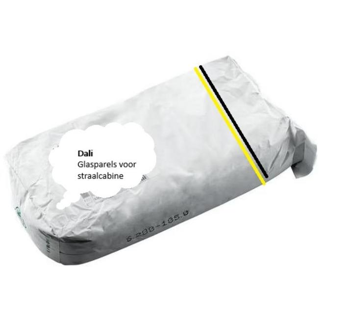 Straalgrit Glasparels voor o.a. straalcabine gebruik, 25 kg, Doe-het-zelf en Bouw, Overige Doe-Het-Zelf en Bouw, Nieuw, Ophalen