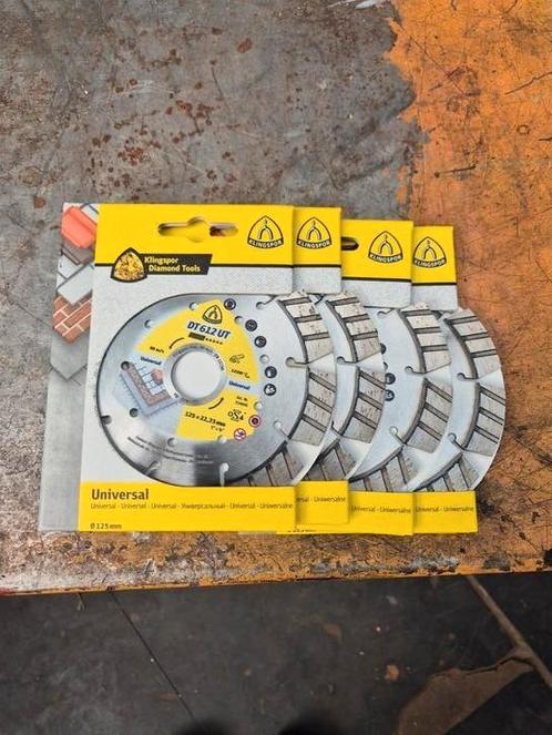 Klingspor DT 612 UT diamantdoorslijpschijf 125 x 2,4 x 22,23, Doe-het-zelf en Bouw, Gereedschap | Handgereedschap, Nieuw, Ophalen of Verzenden