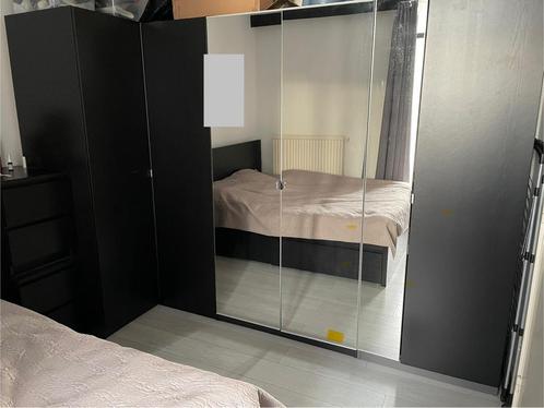 Pax dressing met deuren en spiegels, Huis en Inrichting, Kasten | Kleerkasten, Zo goed als nieuw, 200 cm of meer, 200 cm of meer