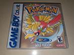 Pokemon Gold Version Game Boy Color GBC Game Case, Games en Spelcomputers, Games | Nintendo Game Boy, Verzenden, Zo goed als nieuw
